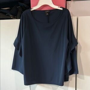 Ann Taylor Factory Women's Navy Top